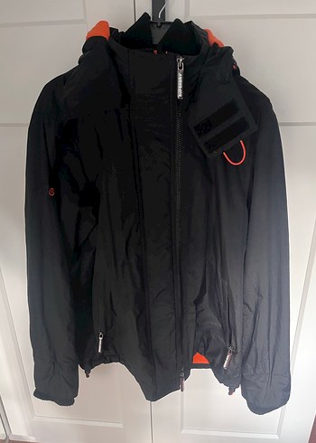Superdry Erkek Siyah Fermuarlı Kayak Ceketi - Görsel 2