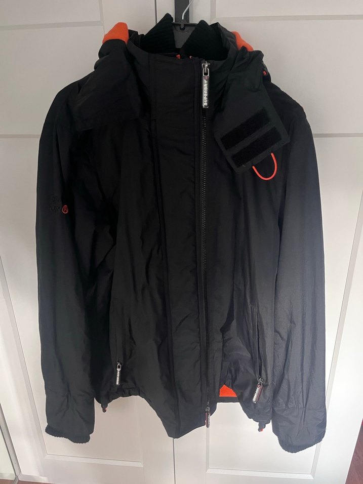 Superdry Erkek Siyah Fermuarlı Kayak Ceketi - Görsel 2