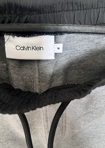 Calvin klein medium Gri Bel Bantlı Erkek Eşofman Altı - Görsel 3