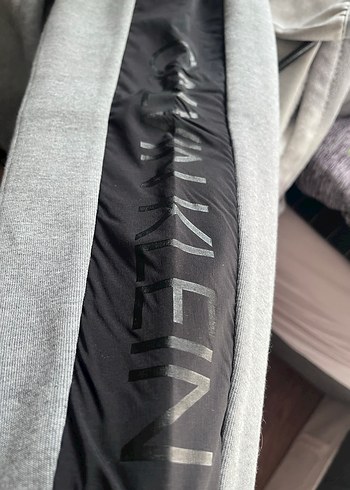Calvin klein medium Gri Bel Bantlı Erkek Eşofman Altı - Görsel 5