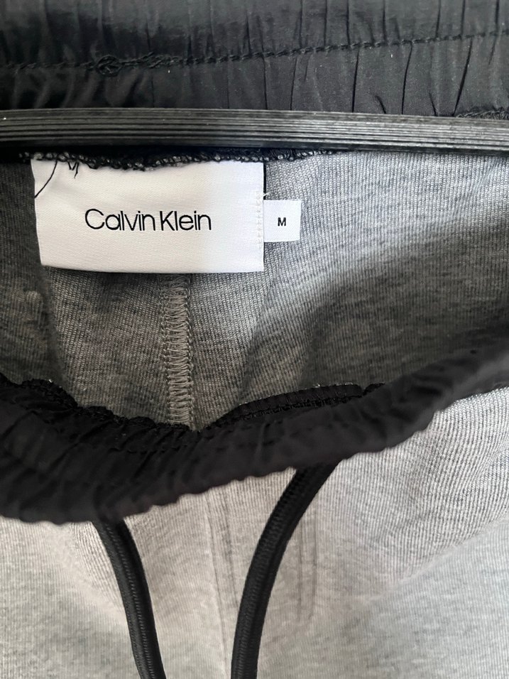 Calvin klein medium Gri Bel Bantlı Erkek Eşofman Altı - Görsel 3
