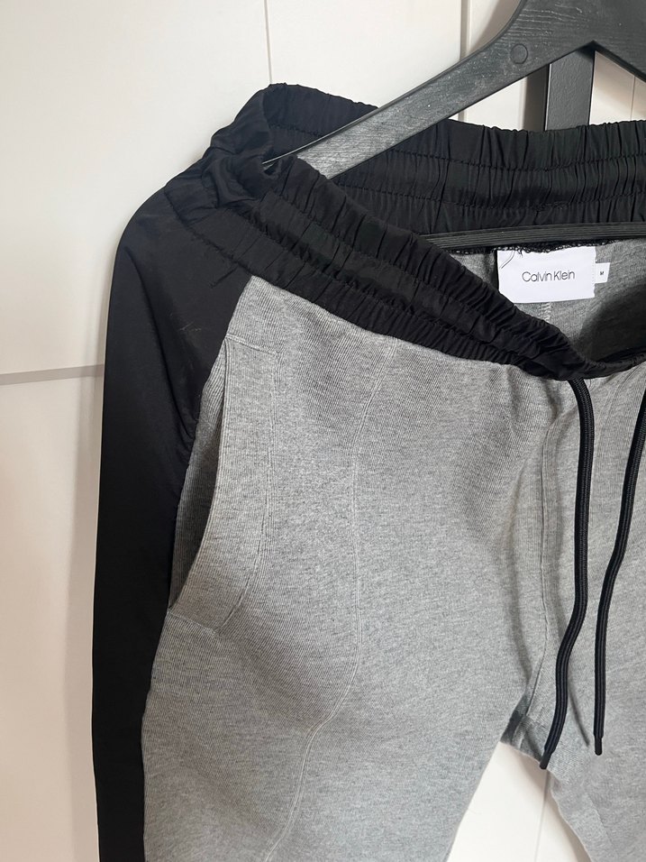 Calvin klein medium Gri Bel Bantlı Erkek Eşofman Altı - Görsel 2