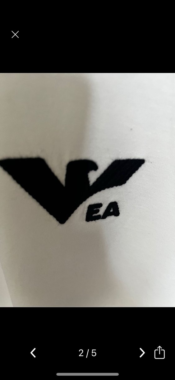 Emporio Armani Erkek Beyaz Baskılı Pamuklu Tişört xl - Görsel 2