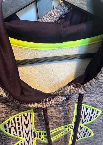 Under Armour Gri Kadın Kapüşonlu Sweatshirt m/L - Görsel 3
