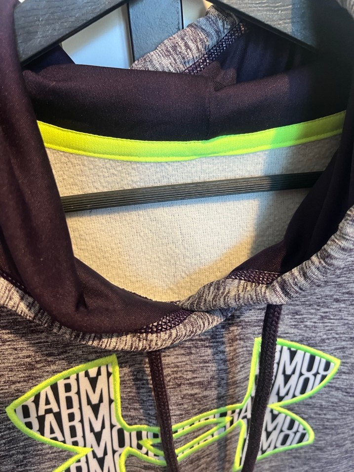 Under Armour Gri Kadın Kapüşonlu Sweatshirt m/L - Görsel 3