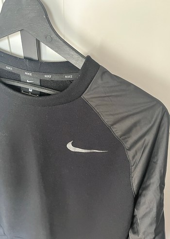 Nike Siyah Rahat Kesim erkek Sweatshirt medium - Görsel 2