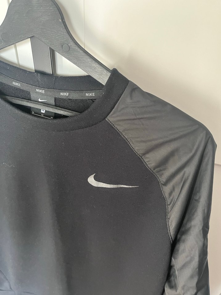 Nike Siyah Rahat Kesim erkek Sweatshirt medium - Görsel 2