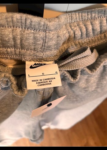 Gri Nike Erkek Rahat Kesim Eşofman Altı - Görsel 4