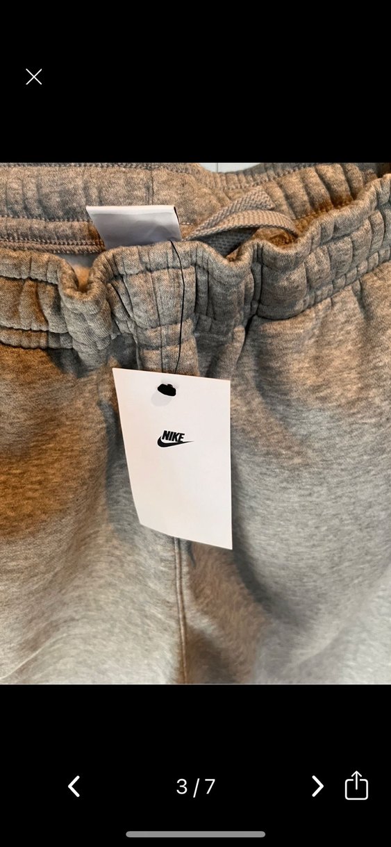 Gri Nike Erkek Rahat Kesim Eşofman Altı - Görsel 3