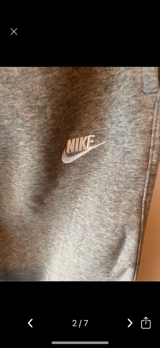 Gri Nike Erkek Rahat Kesim Eşofman Altı - Görsel 2
