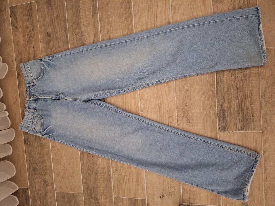 Bej Regular Fit Kadın Denim Pantolon - Görsel 2