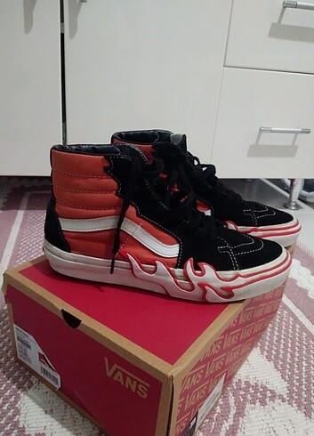 Vans Vans sk8 hi flame unisex ayakkabi