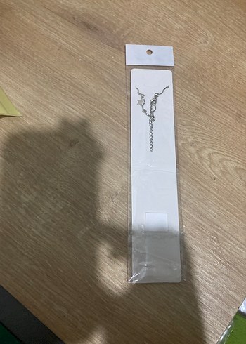  Beden beyaz Renk Uzun Zincirli Yıldız Desenli Kadın Kolye