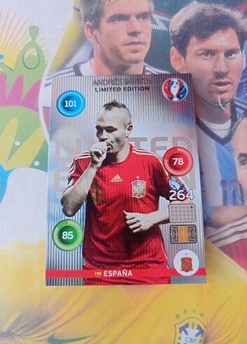 Panini limited iniesta