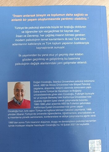  İnsan ve Davranışı-Doğan Cüceloğlu 