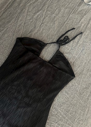 Boyundan bağlamalı mini elbise - Görsel 2