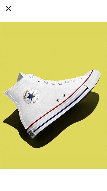 36,5 Beden Beyaz boğazlı Converse