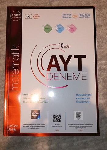 2022 AYT Matematik 10'lu Deneme Seti