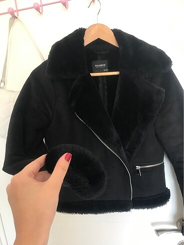 s Beden siyah Renk Pull&Bear siyah mont