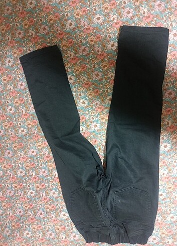 Lacivert keten pantolon 