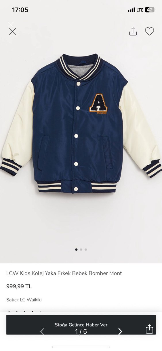 Erkek Çocuk Lacivert Spor Ceket - Görsel 3