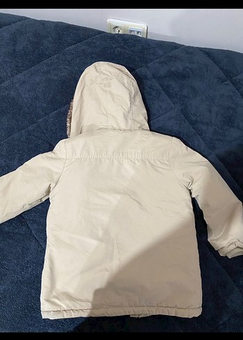 Bej Kadın Midi Boy Sıcak Ceket - Görsel 3