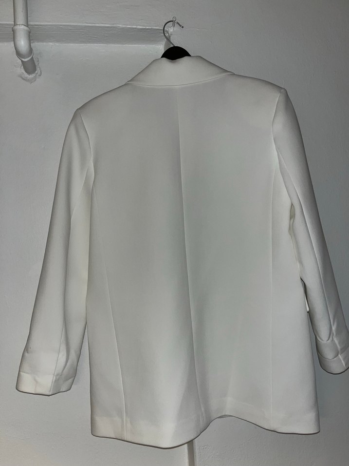Minimalist Kadın Beyaz Nocturne Ceket - Görsel 4