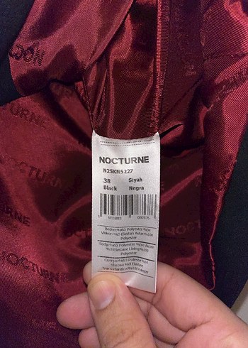 Düğmeli Siyah Çizgili Kadın Blazer Ceket - Görsel 6