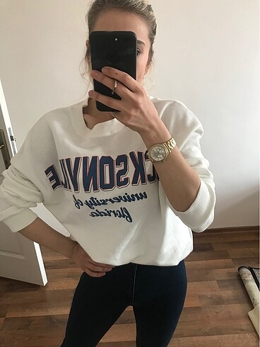 Sıfır , etiketli oversize sweatshirt