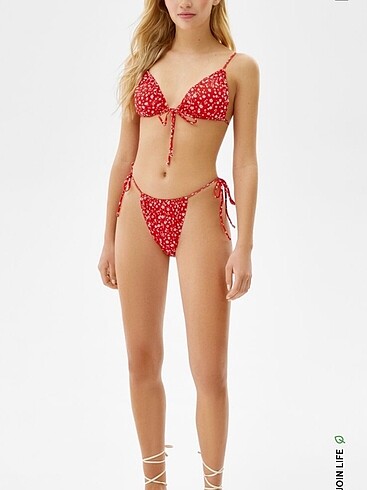 Bershka Kırmızı Bikini Üstü