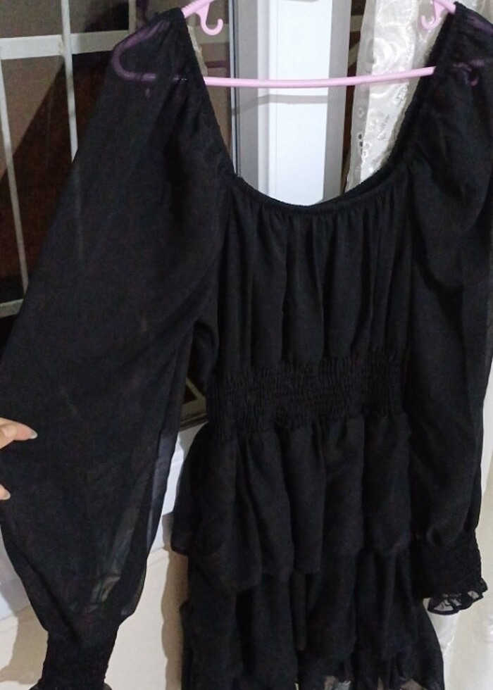 Siyah elbisee - Görsel 2