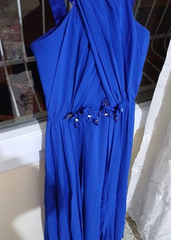 Saks mavisi abiye - Görsel 5