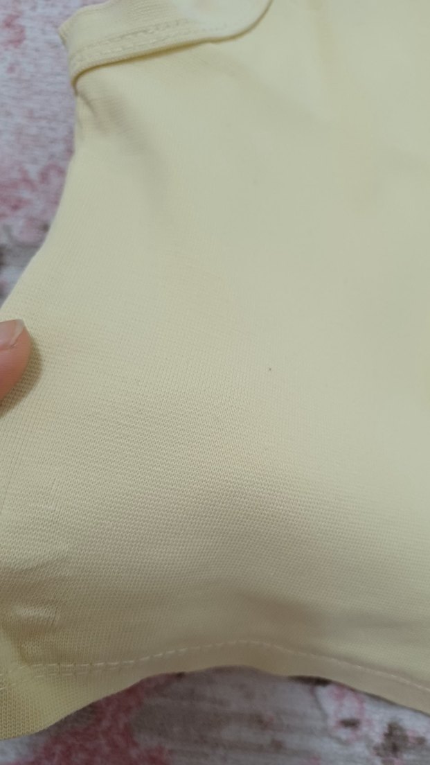 Pastel Sarı Kolsuz crop - Görsel 3