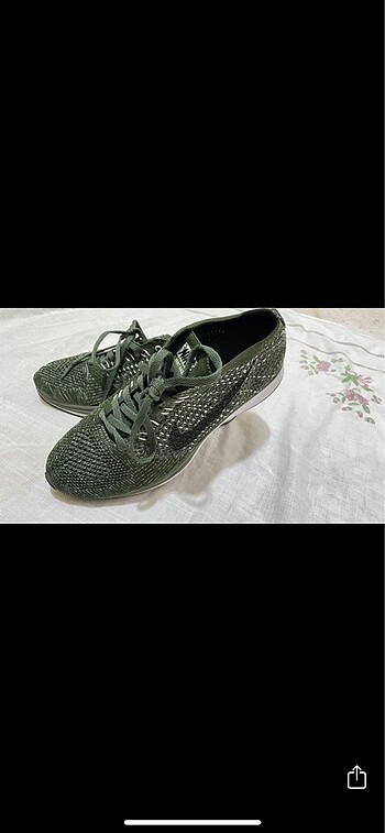 Nike ayakkabı flyknıt racer spor ayakkabı