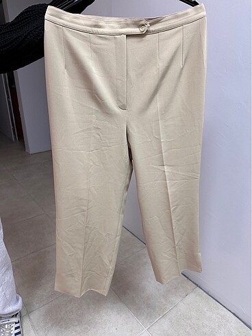 krem kumaş pantolon