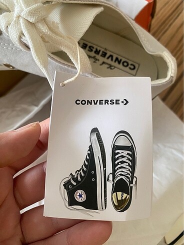 39 Beden beyaz Renk Bej Orjinal Converse