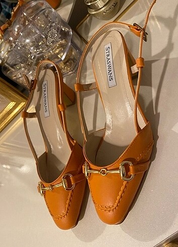36 Beden turuncu Renk Sıfır topuklu ayakkabı