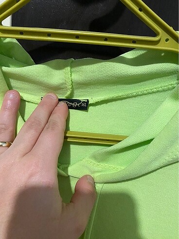 xl Beden yeşil Renk SIFIR SWEATSHİRT