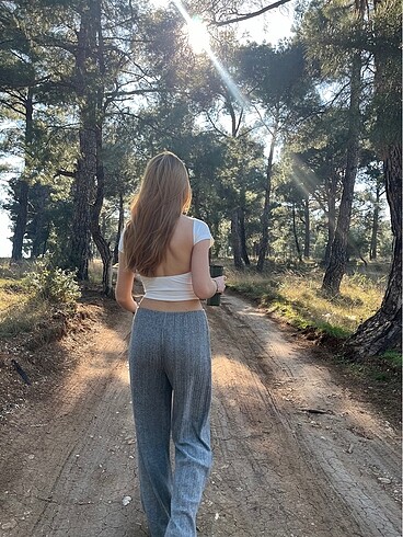 pull n bear wide leg pantolon
