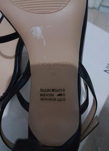 38 Beden Nine West taşlı topuklu ayakkabı