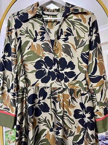 Zara Zara desenli elbise