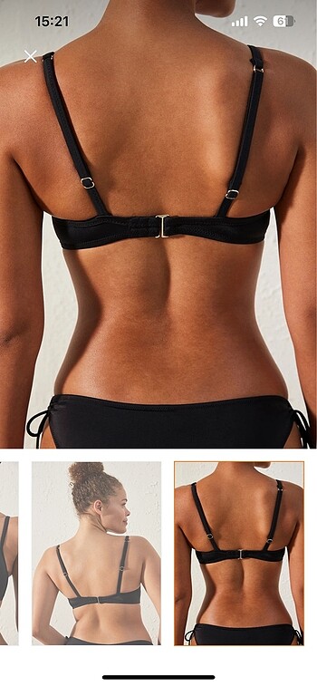 Penti push up bikini üstü
