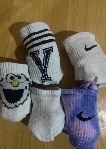 Kız Çocuk Örme Çoraplar 5'li Paket