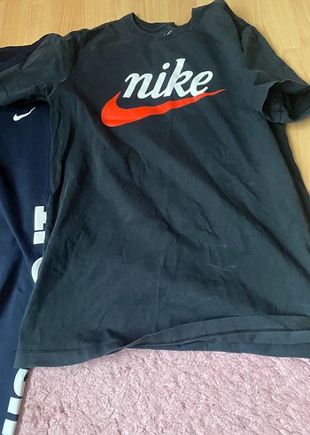 Nike Nike Kız Siyah Baskılı Tişört ve Tayt Takımı