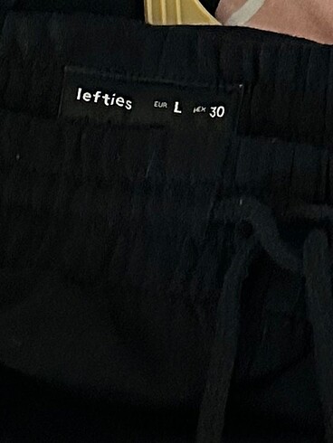 l Beden Lefties Siyah Eşofman Altı
