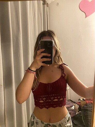 Örgü Crop Top
