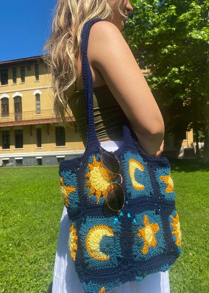 Yıldızlı Gece Çanta - Görsel 2