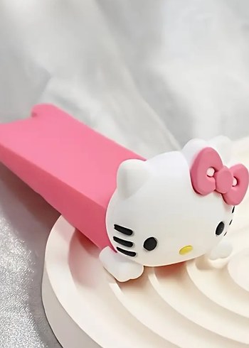 Pembe Hello Kitty Kapı Tutucu - Görsel 2