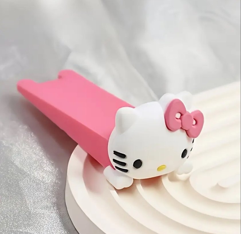 Pembe Hello Kitty Kapı Tutucu - Görsel 2