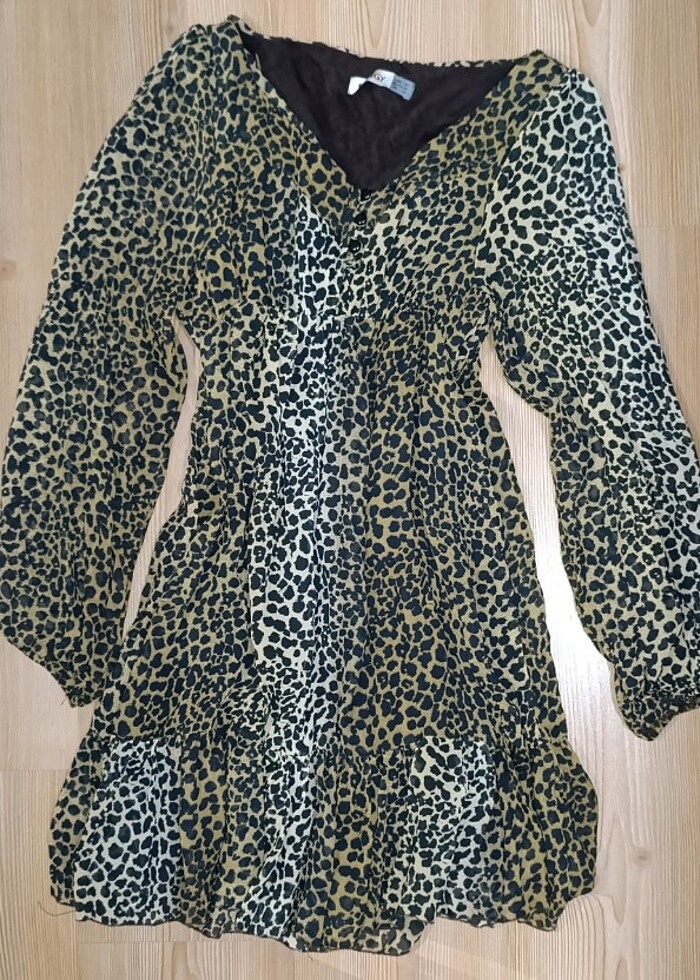 Leopar elbise - Görsel 3